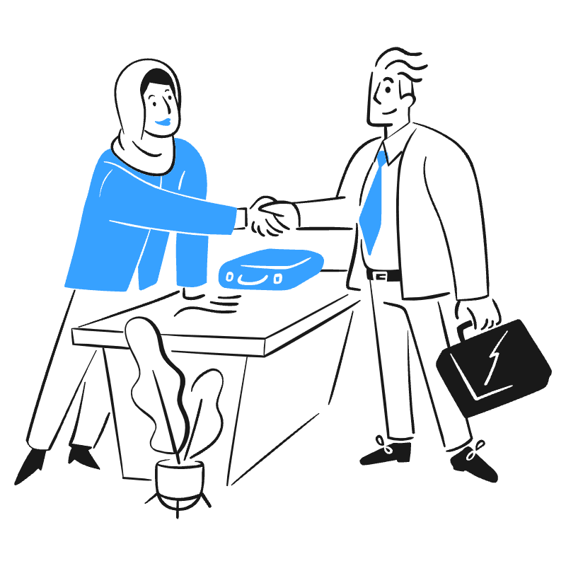 Business Deal 2 Illustration from Brooklyn Set