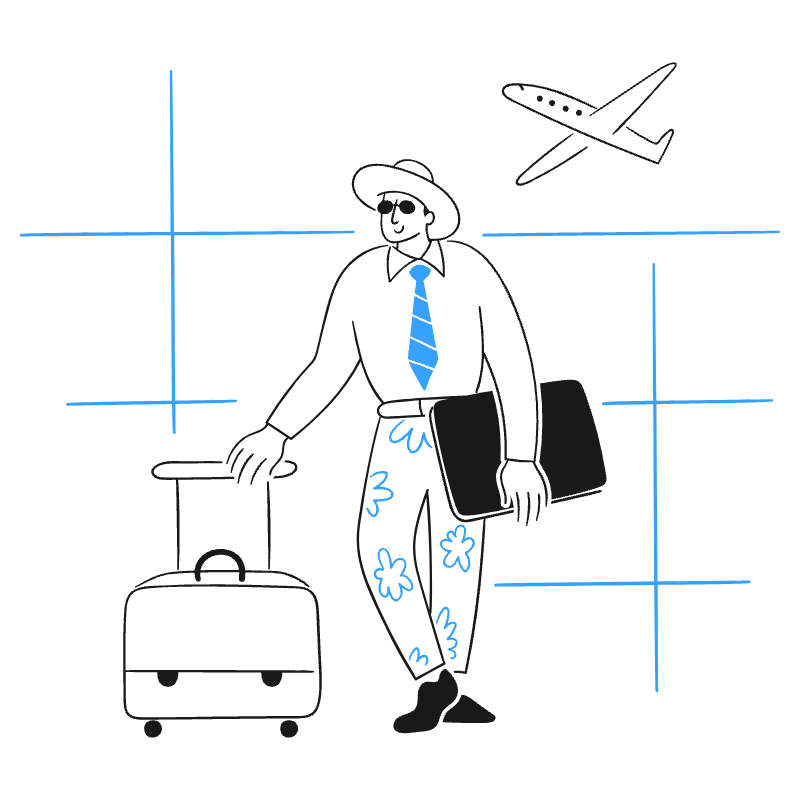 Business Trip 1 Illustration from Brooklyn Set