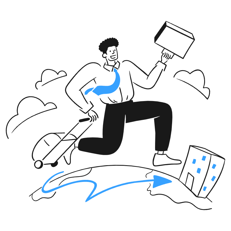 Business Trip 3 Illustration from Brooklyn Set