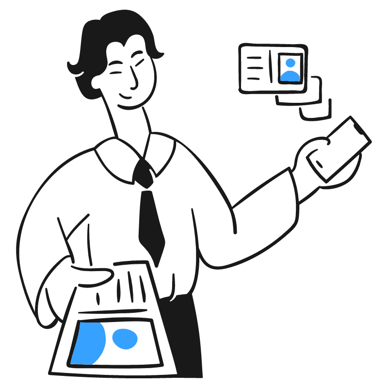 Businessman Card 1 Illustration from Brooklyn Set