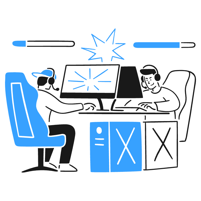 ESPORTS Tournament Players 2 Illustration from Brooklyn Set