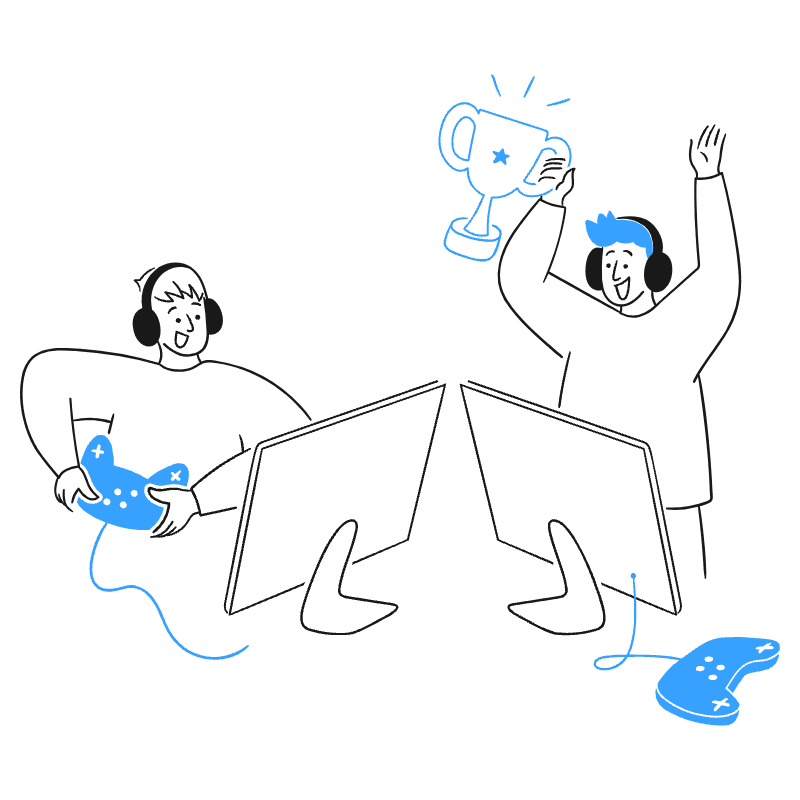 ESPORTS Tournament Players 3 Illustration from Brooklyn Set