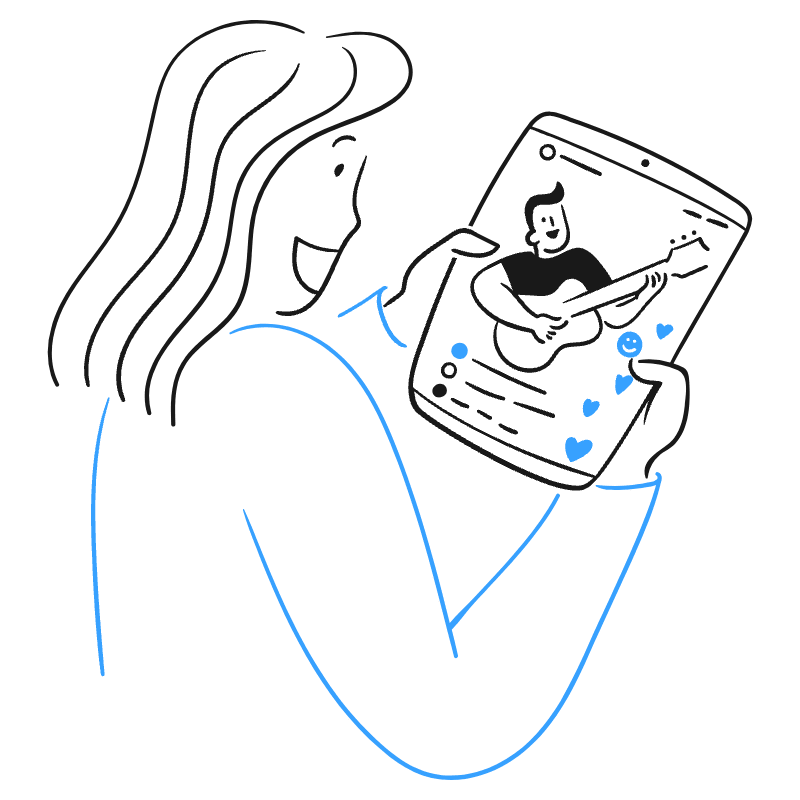 Live Broadcast 2 Illustration from Brooklyn Set