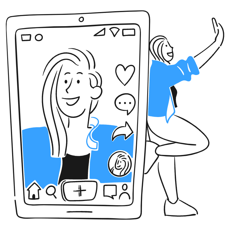 Live Broadcast 3 Illustration from Brooklyn Set