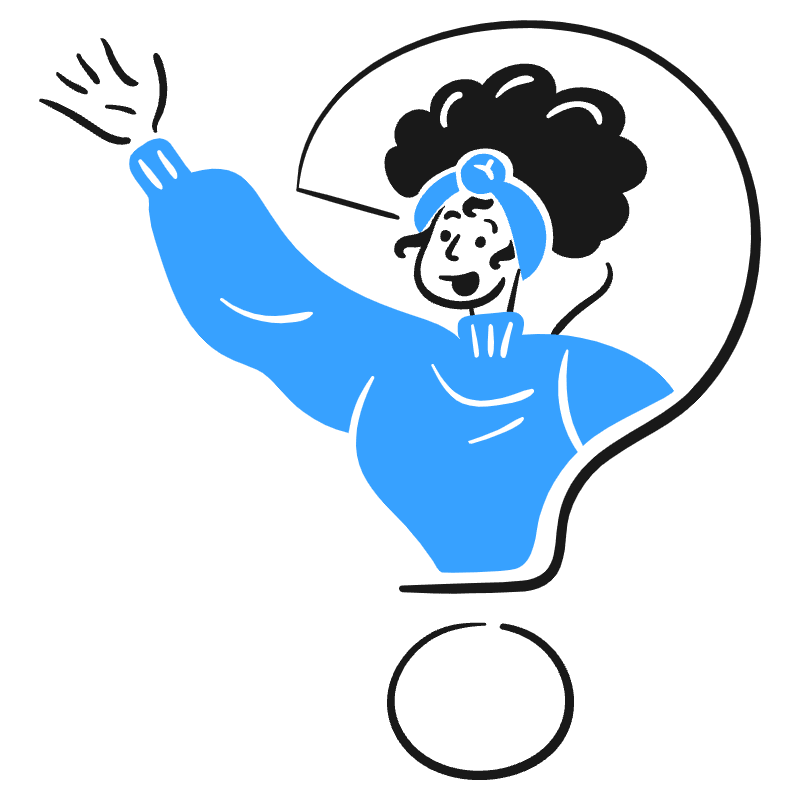 Asking Question 2 Illustration from Brooklyn Set