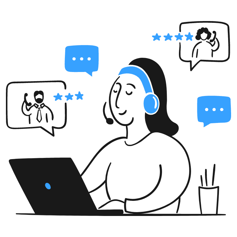 Listening To Feedback 3 Illustration from Brooklyn Set