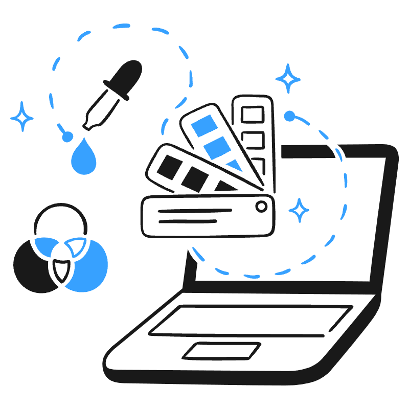 Designer Color Palette 2 Illustration from Brooklyn Set