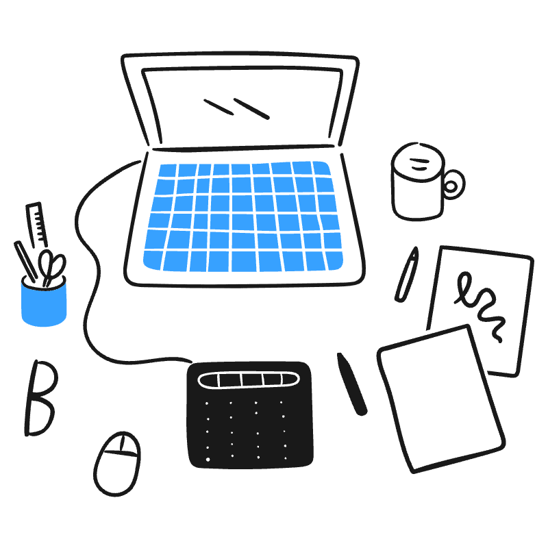 Designer Desk 1 Illustration from Brooklyn Set