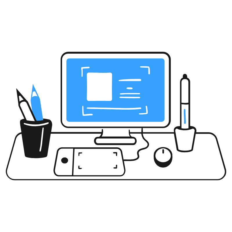 Designer Desk 3 Illustration from Brooklyn Set