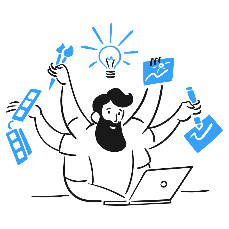 Designer Working 5 Illustration from Brooklyn Set