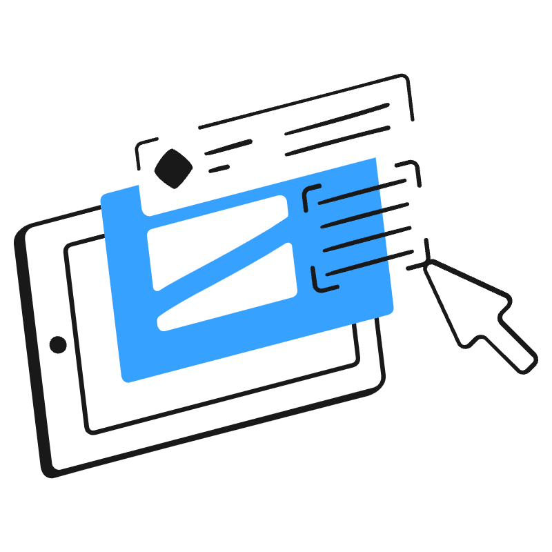 Designing A Website 1 Illustration from Brooklyn Set