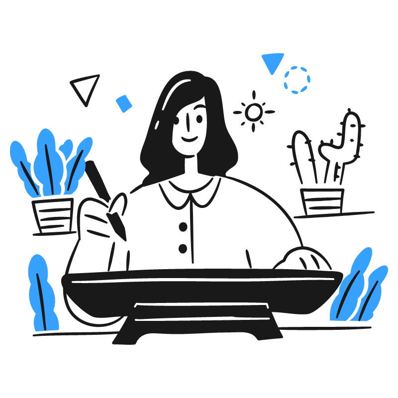 Illustrator Drawing With Ipad 1 Illustration from Brooklyn Set