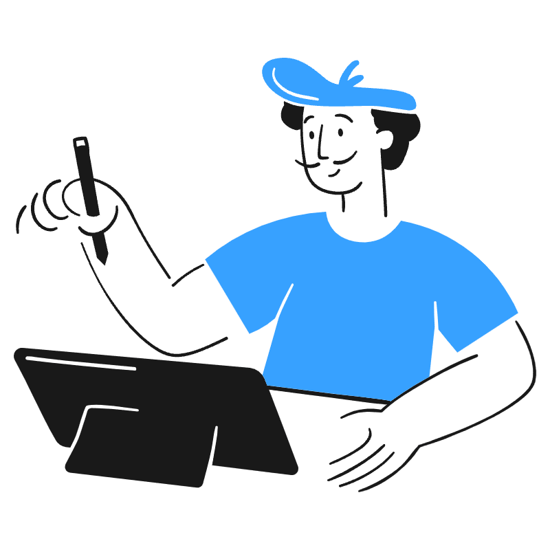 Illustrator Drawing With Ipad 3 Illustration from Brooklyn Set