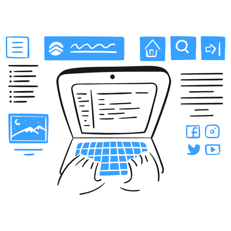 Coding A Website 3 Illustration from Brooklyn Set