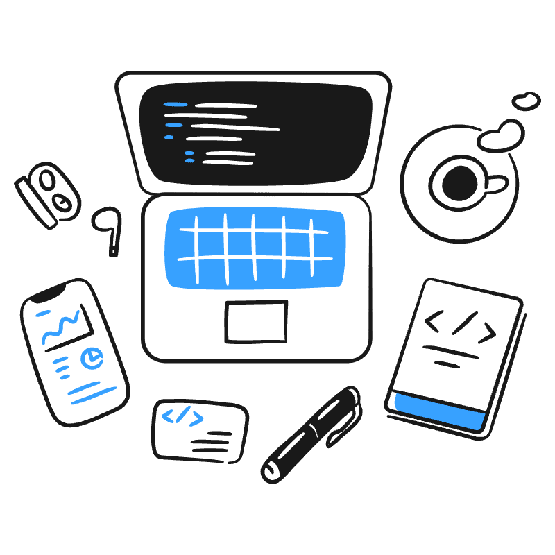 Developer Desk 3 Illustration from Brooklyn Set