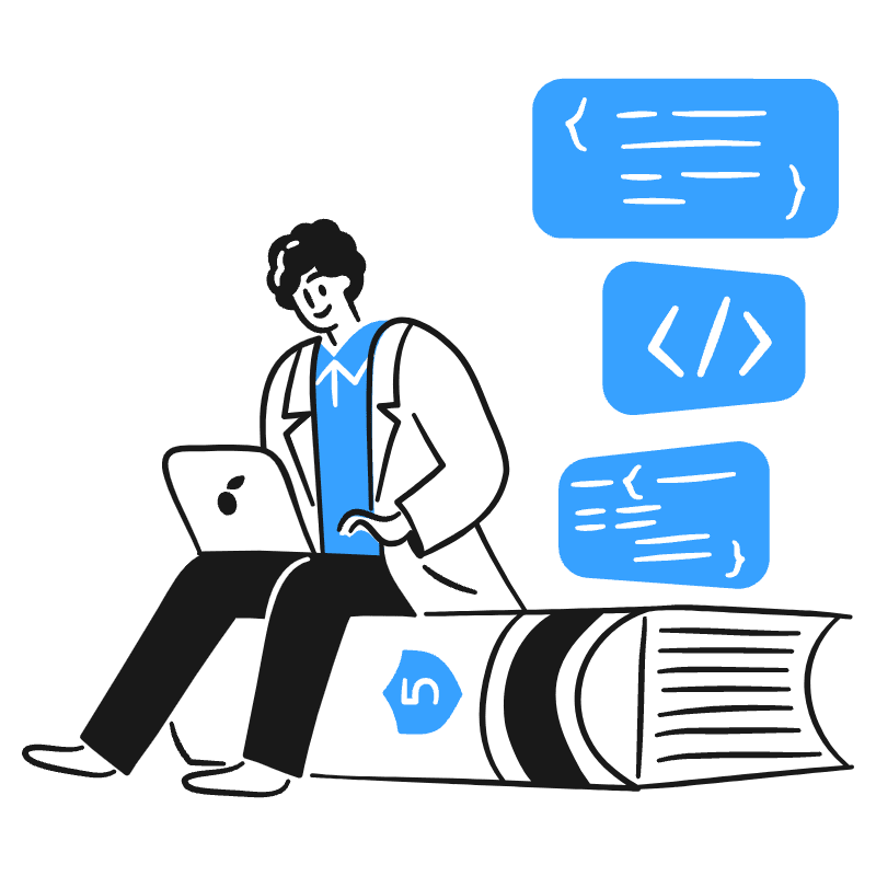 Learn Programming 1 Illustration from Brooklyn Set