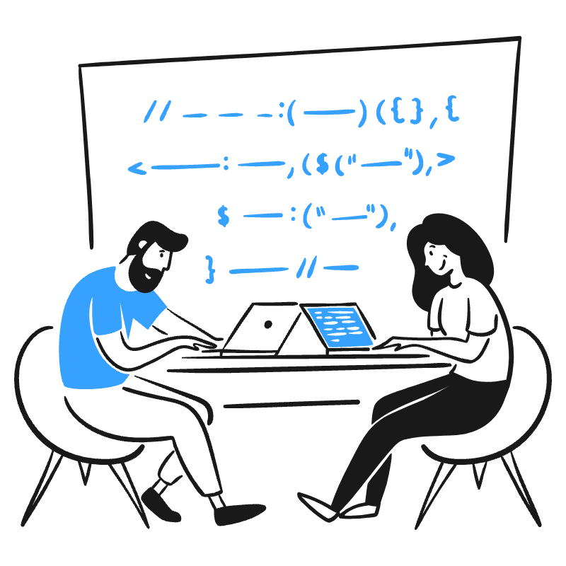 Team Coding 4 Illustration from Brooklyn Set