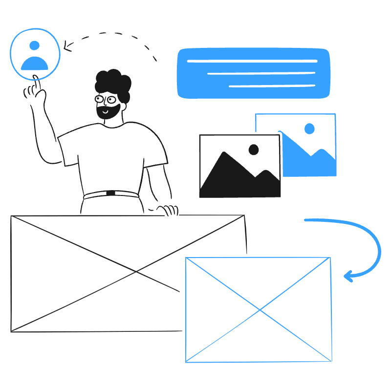 Wireframe Illustration from Brooklyn Set