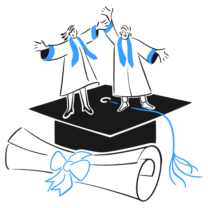 Graduation 4 Illustration from Brooklyn Set