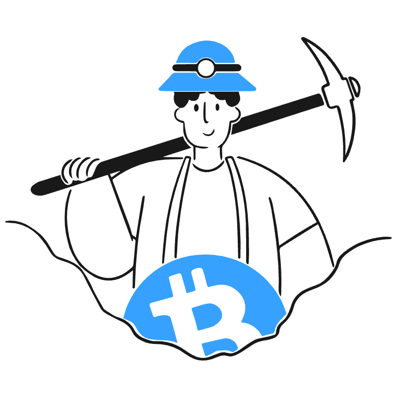 Bitcoin Mining 1 Illustration from Brooklyn Set