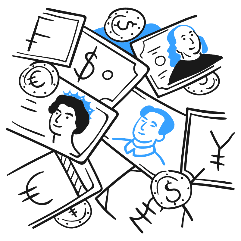 Currencies 1 Illustration from Brooklyn Set