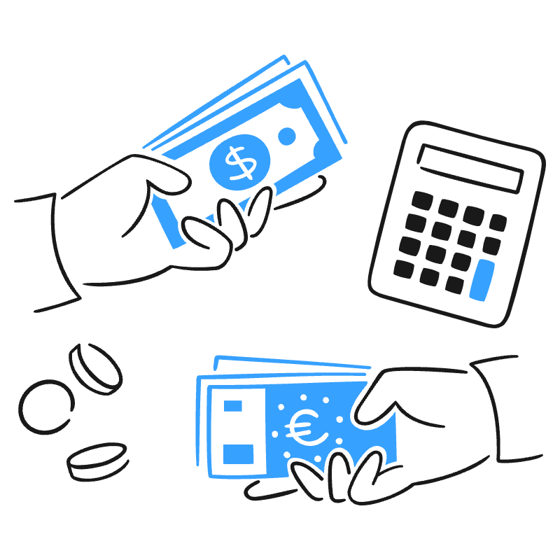 Currency Exchange 1 Illustration from Brooklyn Set