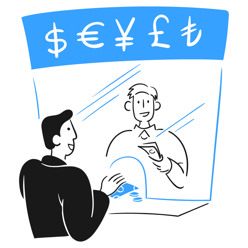 Currency Exchange 2 Illustration from Brooklyn Set