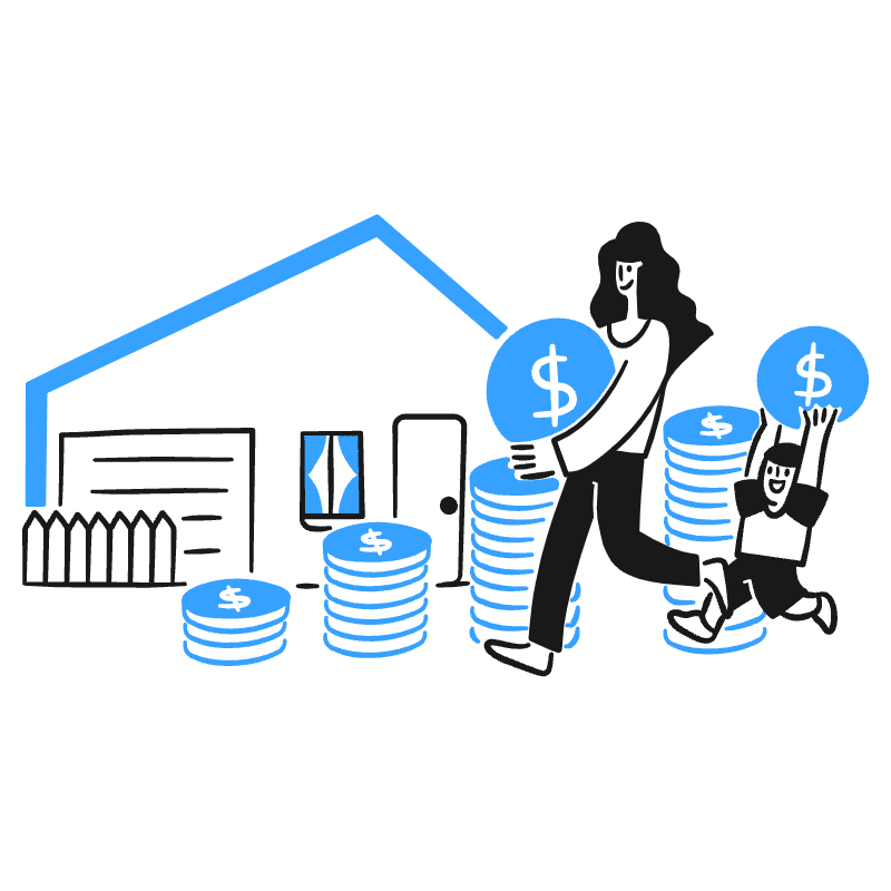 Home Finances 2 Illustration from Brooklyn Set