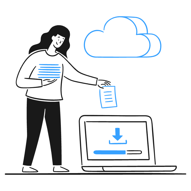 Downloading 3 Illustration from Brooklyn Set