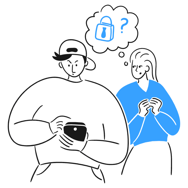Enter Password 1 Illustration from Brooklyn Set