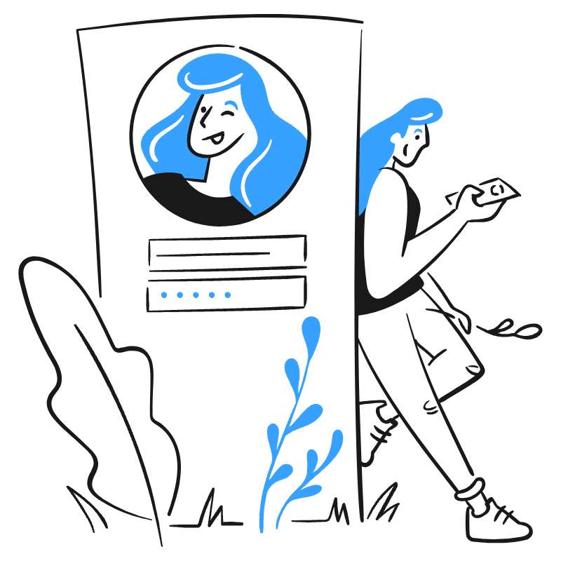 Enter Password 4 Illustration from Brooklyn Set