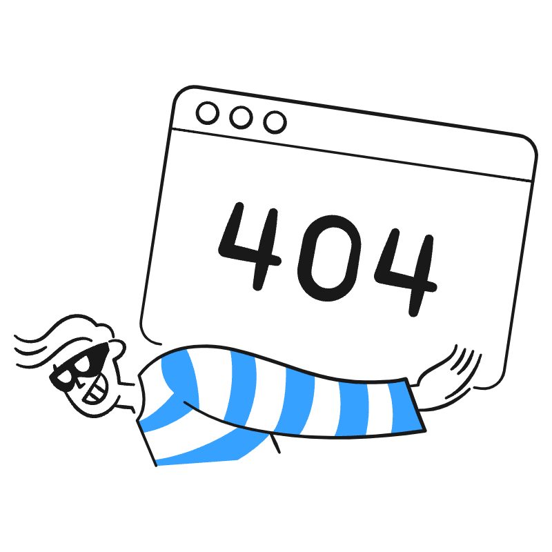 Page Not Found 4 Illustration from Brooklyn Set