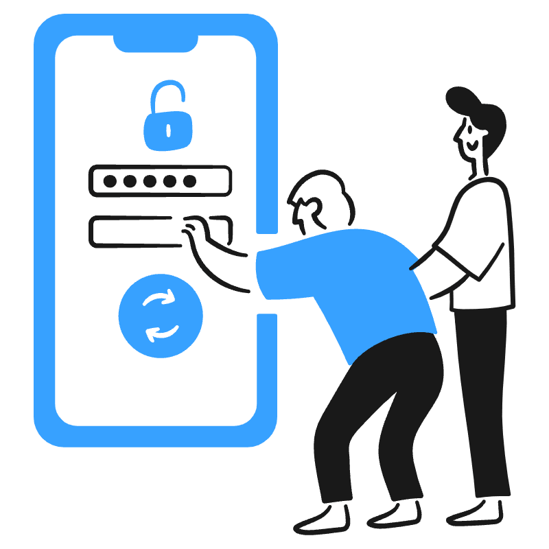 Reset Password 1 Illustration from Brooklyn Set