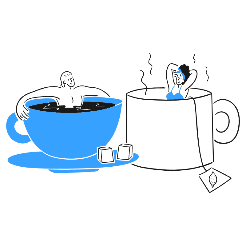 Coffee Tea 2 Illustration from Brooklyn Set