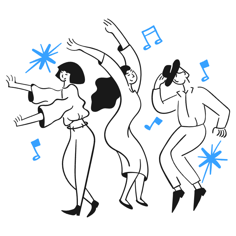 Dance 2 Illustration from Brooklyn Set