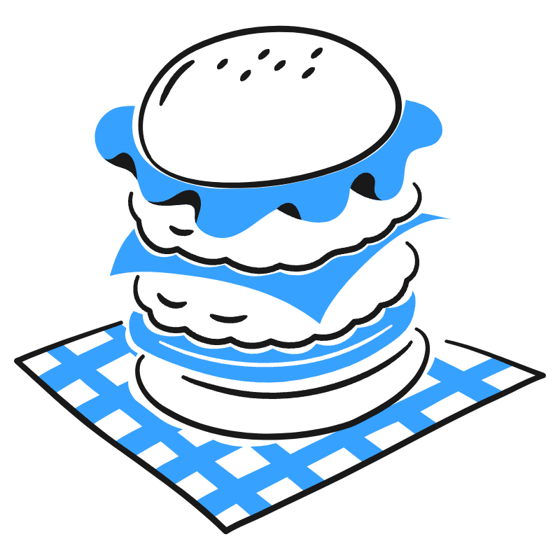 FAST FOOD 1 Illustration from Brooklyn Set