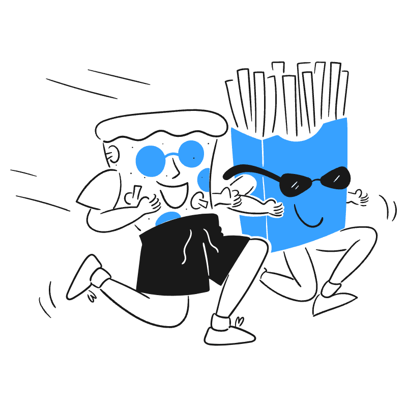 FAST FOOD 3 Illustration from Brooklyn Set