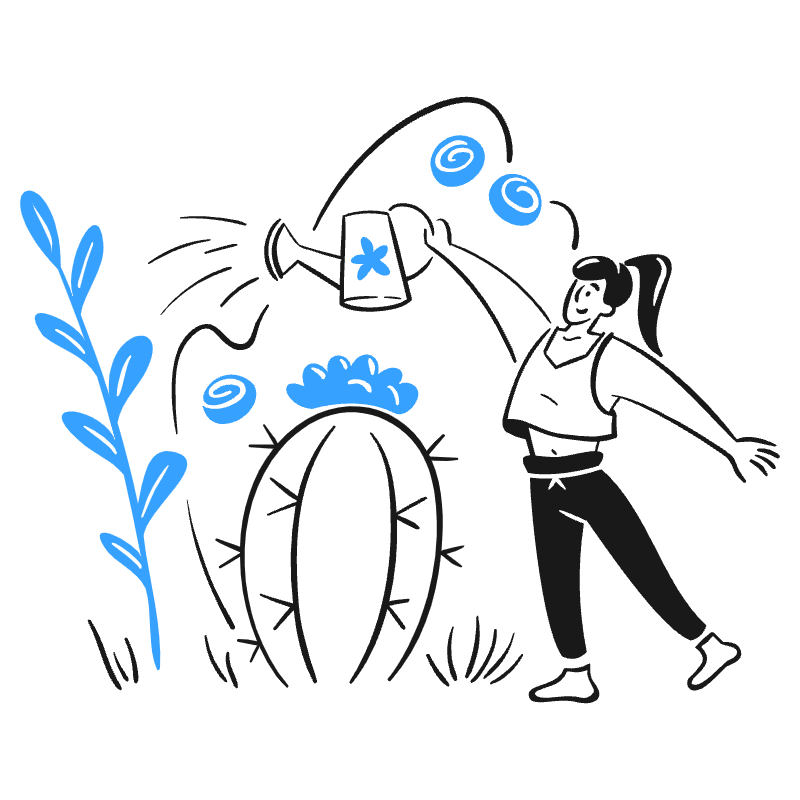 Grow Plants 3 Illustration from Brooklyn Set