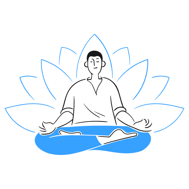 Meditation Yoga 1 Illustration from Brooklyn Set