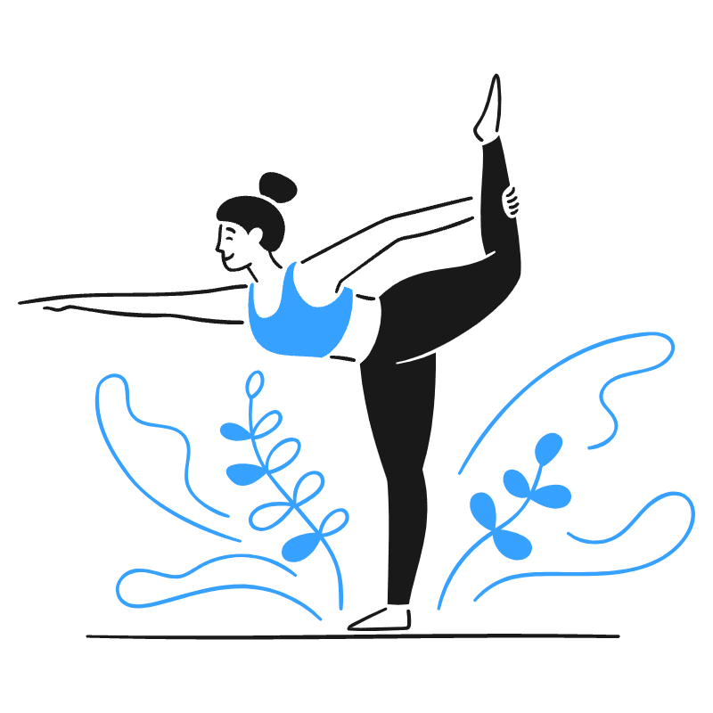 Meditation Yoga 2 Illustration from Brooklyn Set