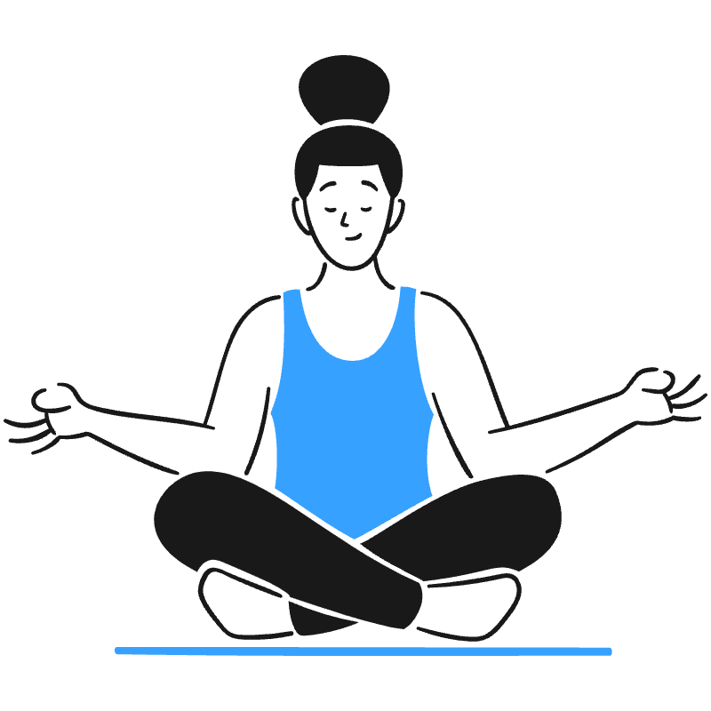 Meditation Yoga 4 Illustration from Brooklyn Set