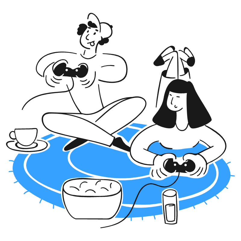 Playing Games 3 Illustration from Brooklyn Set