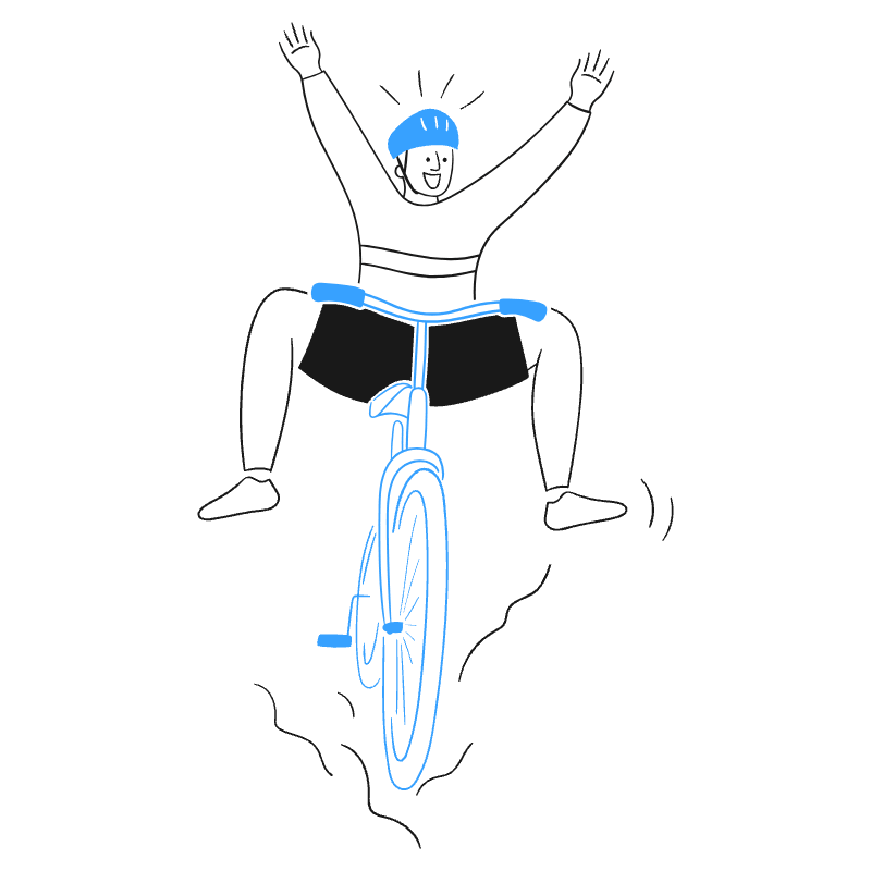 Ride Bicycle 3 Illustration from Brooklyn Set