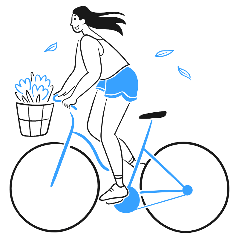 Ride Bicycle Leisure 1 Illustration from Brooklyn Set