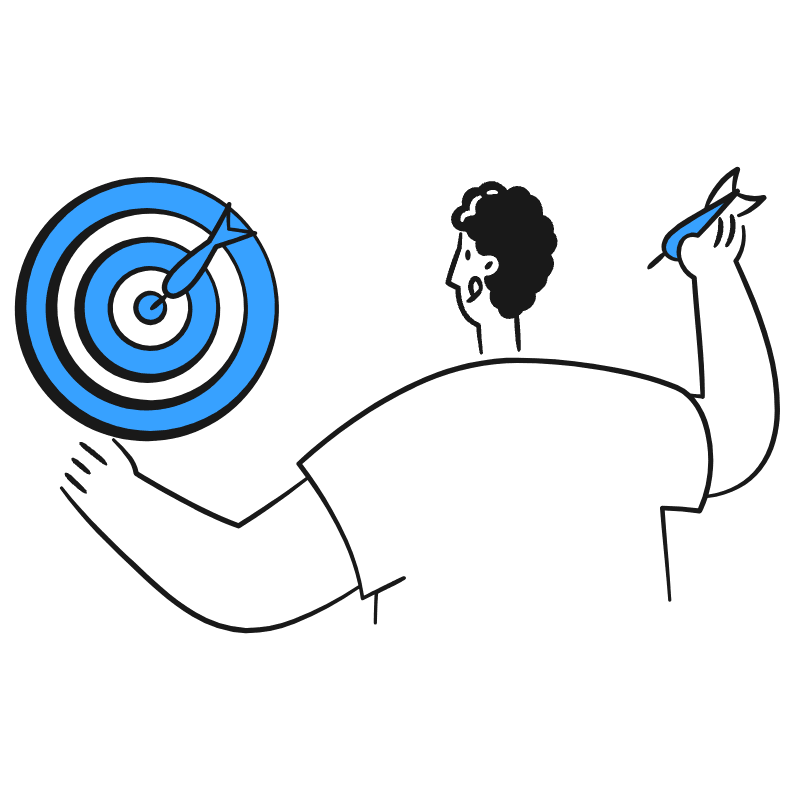 Marketing Target 1 Illustration from Brooklyn Set