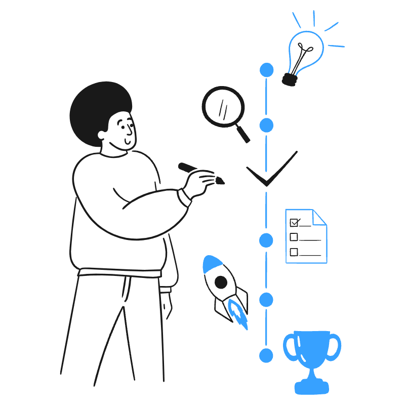 Project Timeline 2 Illustration from Brooklyn Set