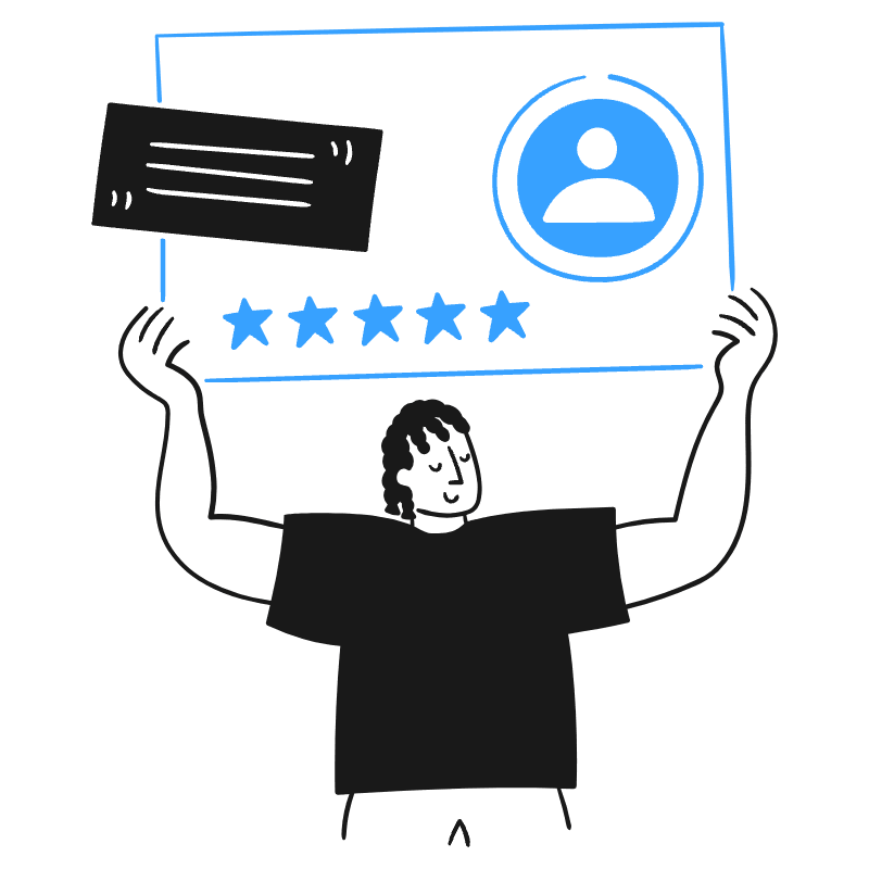 Testimonial 3 Illustration from Brooklyn Set