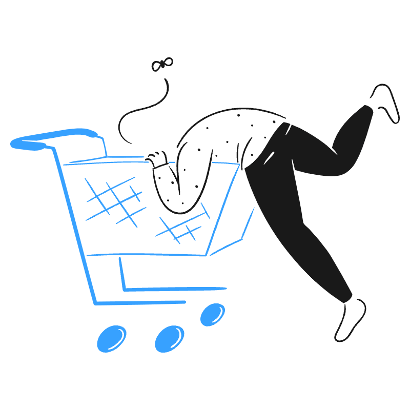 Empty Cart 2 Illustration from Brooklyn Set