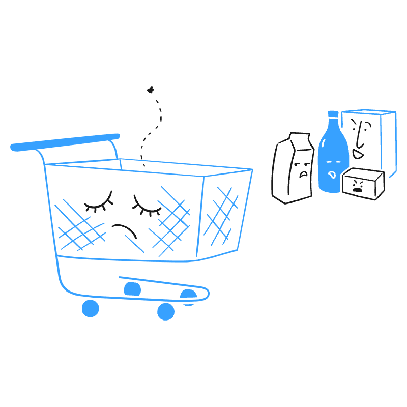 Empty Cart 3 Illustration from Brooklyn Set