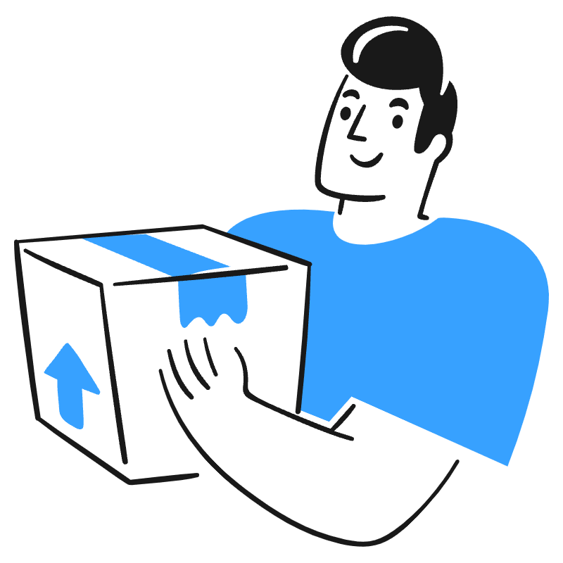 Order Delivered 3 Illustration from Brooklyn Set